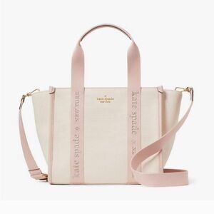Kate Spade Kip Canvas Small Tote, Rose Smoke Multi 🎀